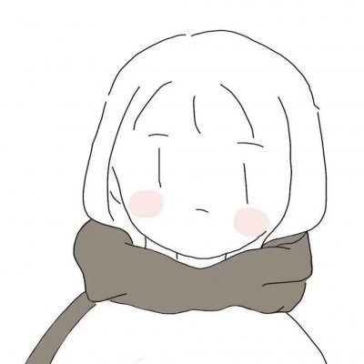 小女生可爱萌卡通简笔画头像