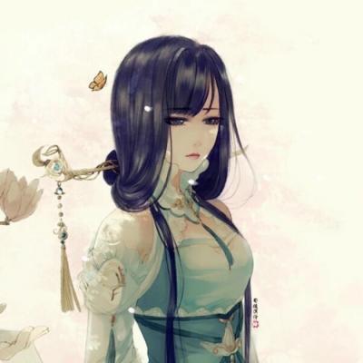 绝美动漫古风情侣头像两张