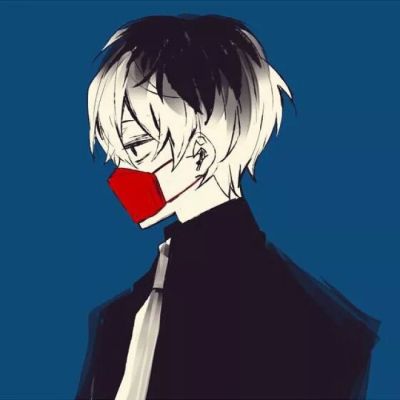 冷酷帅气头像男生卡通图片