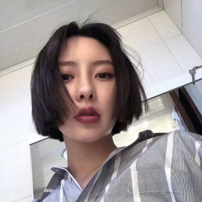 2025头像女生超酷真人短发图片