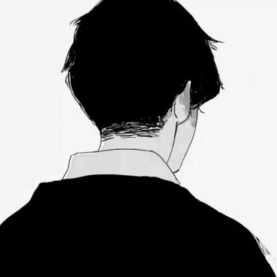 冷酷帅气头像男生卡通图片