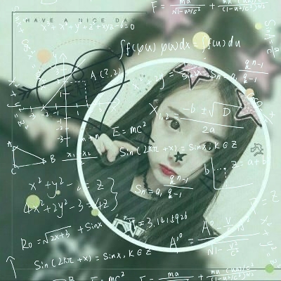 女生头像带数学公式十二星座图片