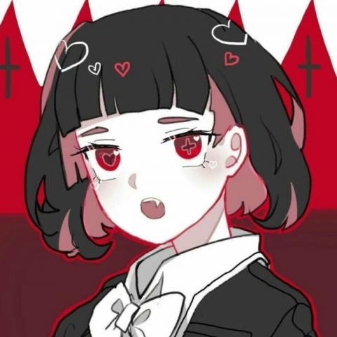 漫画情侣头像一男一女分开的两张