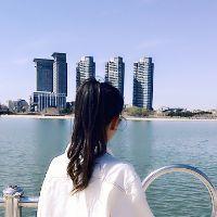 情侣头像海边唯美背影一对两张一男一女