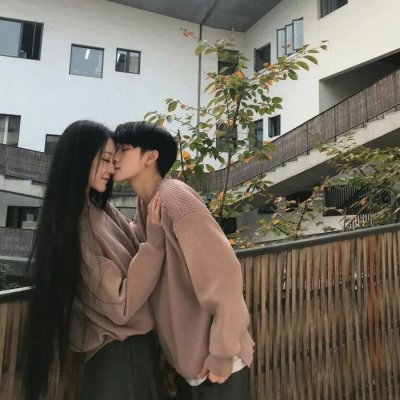情头双人超甜真人高清图片