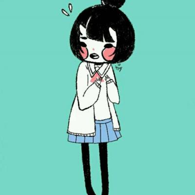 qq闺蜜头像一对两张卡通图片