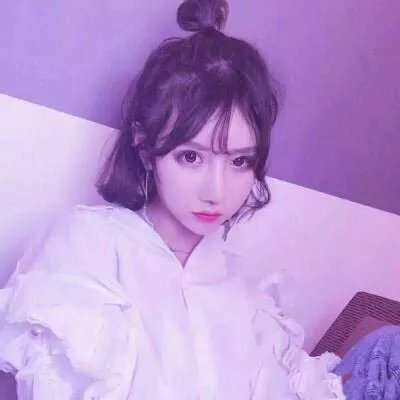 女生头像冷酷霸气紫色系图片