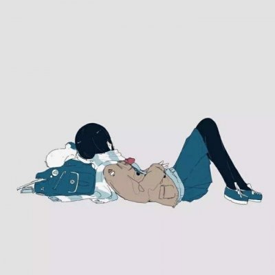 图片女生头像背影动漫