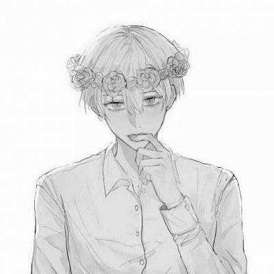 情侣头像动漫高冷霸气黑白一男一女图片