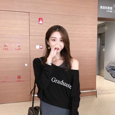 黑暗炫酷头像女生真人图片