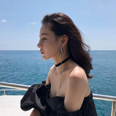女生背影侧面气质微信头像图片