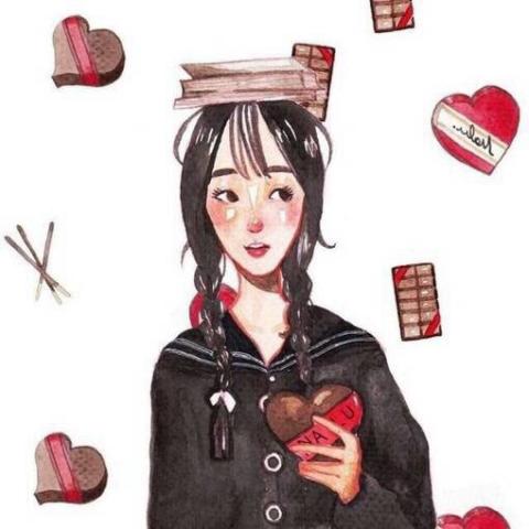 漫画情侣头像一男一女分开的两张