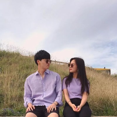 情头双人超甜真人高清图片
