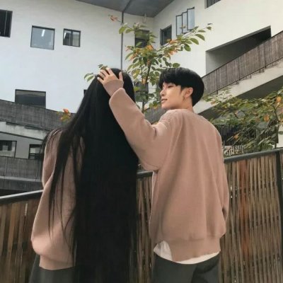 情头双人超甜真人高清图片