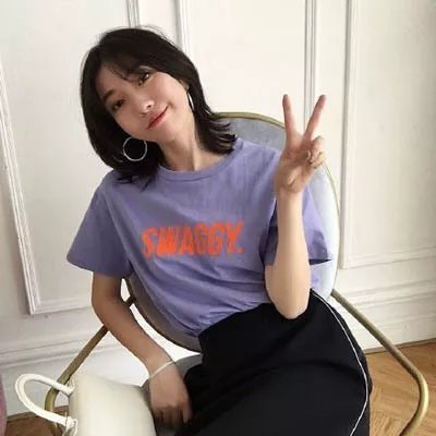 女生头像冷酷霸气紫色系图片