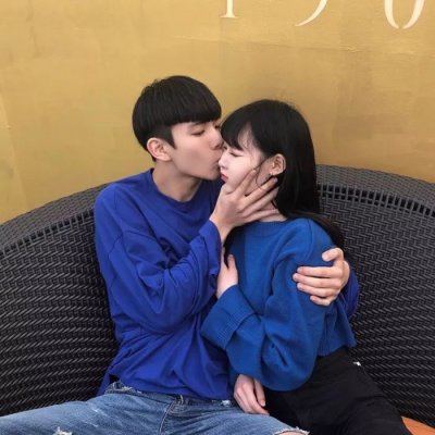 情头双人超甜真人高清图片