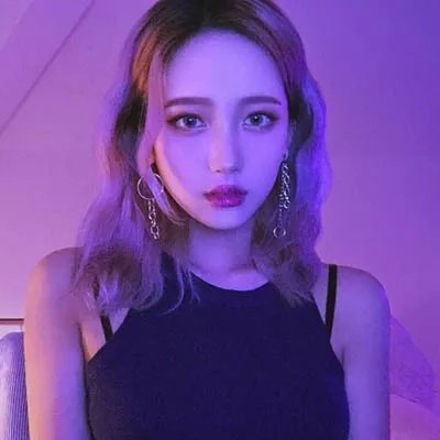 女生头像冷酷霸气紫色系图片