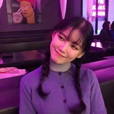 女生头像冷酷霸气紫色系图片
