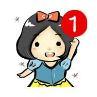 微信右上角有个1的头像