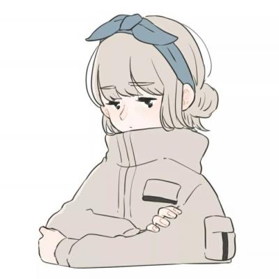 最可爱情头一男一女动漫图片