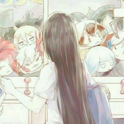 动漫情头一对两张一男一女图片
