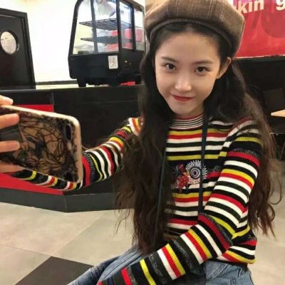 超酷美女微信头像图片