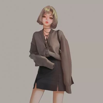 头像女生冷酷霸气动漫全身图片