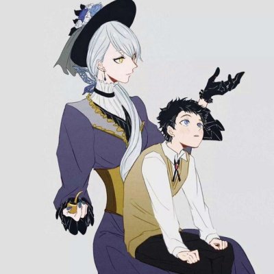 情侣魔女微信头像