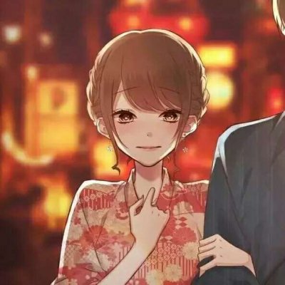 男女情头动漫一左一右两张