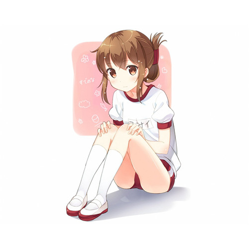 女生动漫头像坐