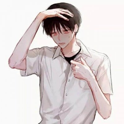 高清动漫一对卡通情头图片