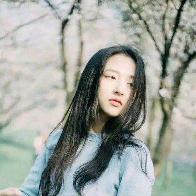 森系女头唯美高清清新图片