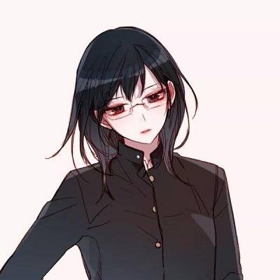 情头动漫一男一女帅气冷酷图片