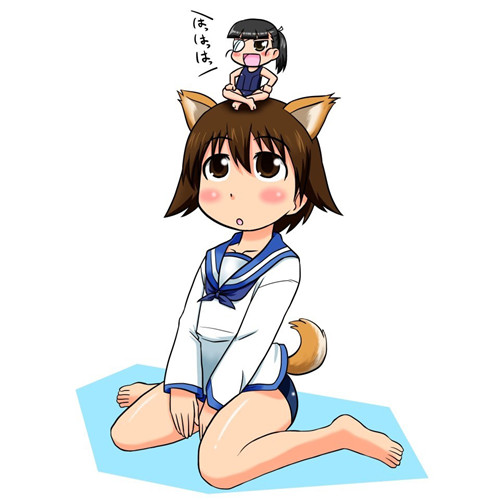 女生动漫头像坐