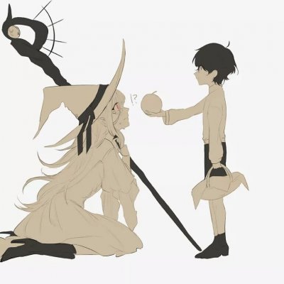 情侣魔女微信头像