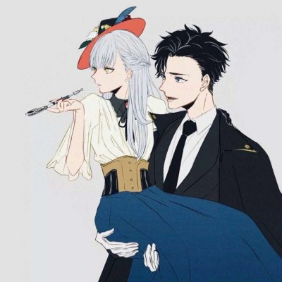 情侣魔女微信头像