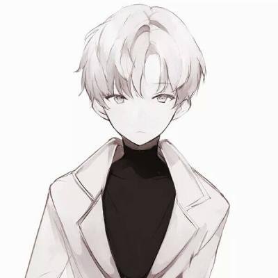 情头动漫一男一女帅气冷酷图片