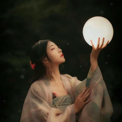 唯美古风闺蜜头像一对两张图片