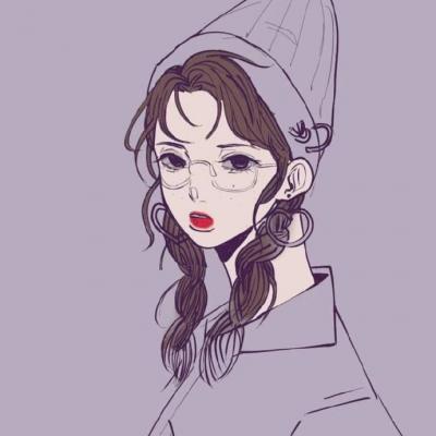 女孩人物漫画微信头像图片