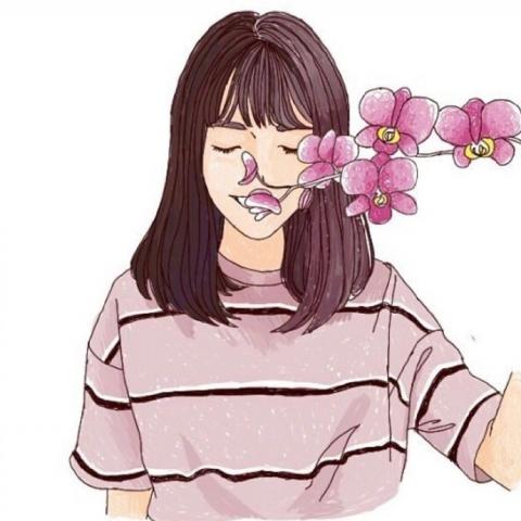 480x480女生动漫头像图片