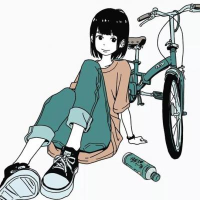 女孩人物漫画微信头像图片