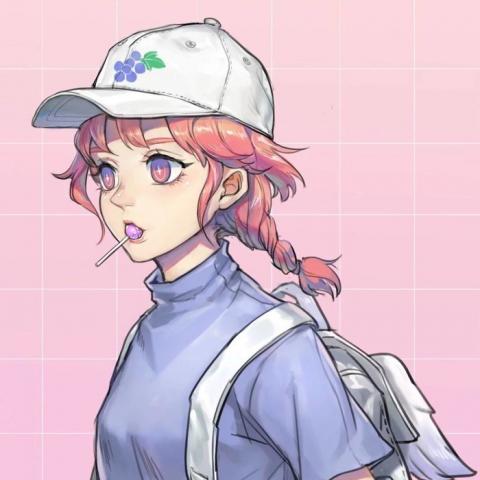 480x480女生动漫头像图片