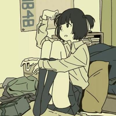 女孩人物漫画微信头像图片
