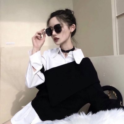 网图女生真人霸气高冷头像