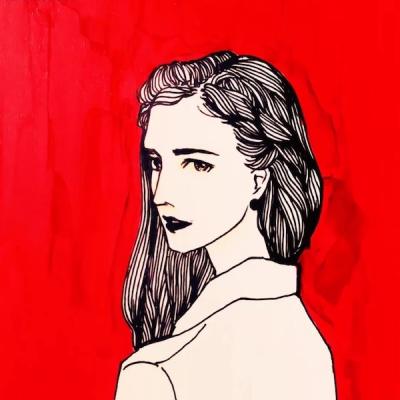 女孩人物漫画微信头像图片