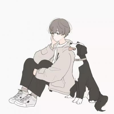 可爱头像情侣卡通呆萌
