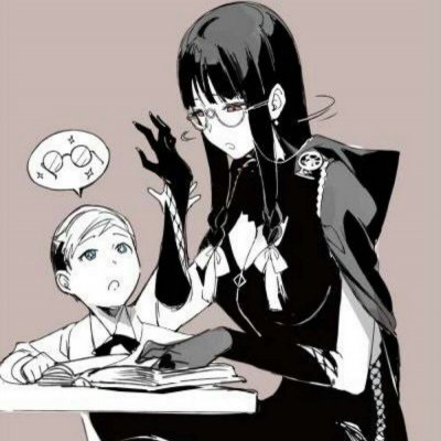 情侣魔女微信头像