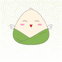 卡通头像可爱呆萌粽子图片
