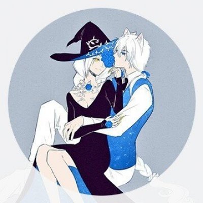 情侣魔女微信头像