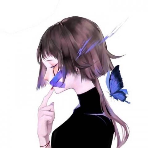 480x480女生动漫头像图片
